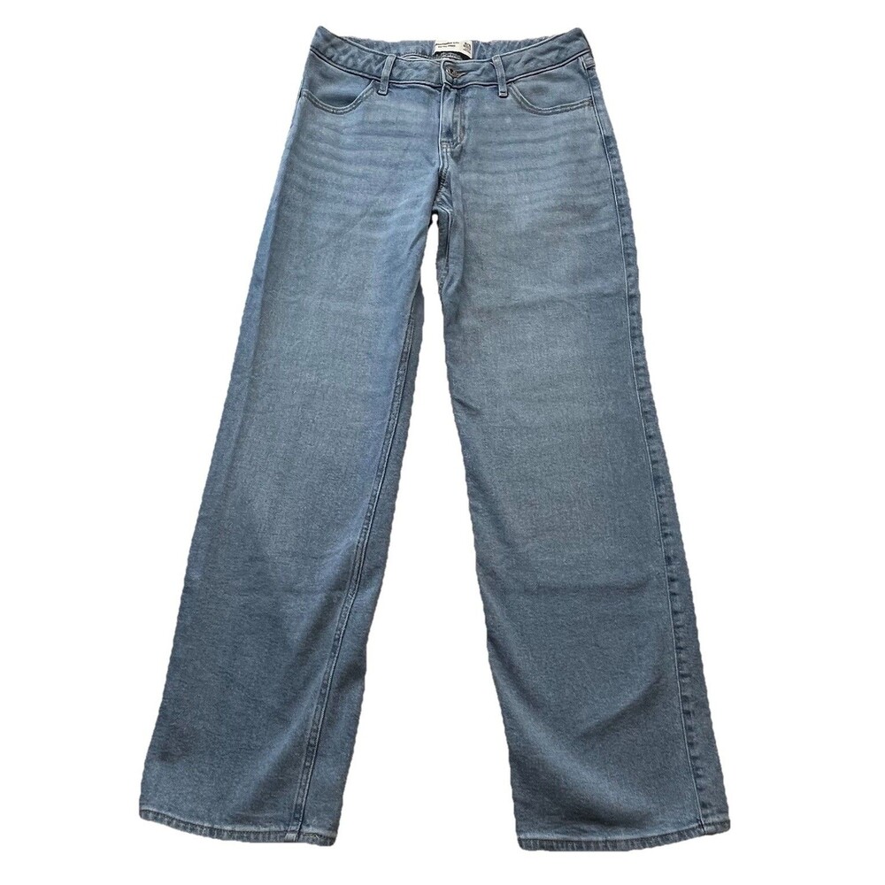 Abercrombie Kids Jeans Girls 15/16 Low Rise Baggy Slouchy Y2K Grunge Kawaii